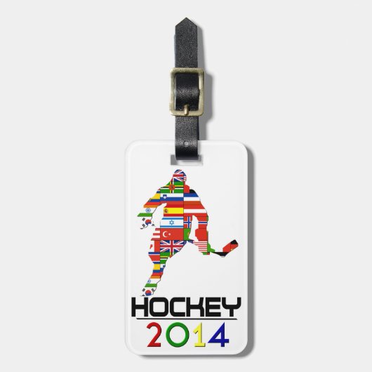 2014: Hockey Bagagelabel (Voorkant verticaal)