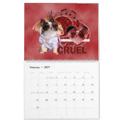 2014 Honden via de agenda voor Feestdagen Kalender (Feb 2027)