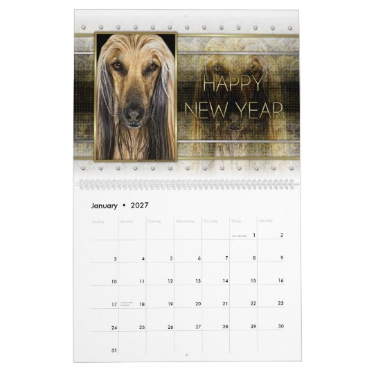 2014 Honden via de agenda voor Feestdagen Kalender (Jan 2027)