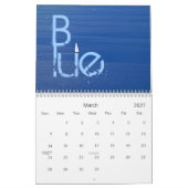 2014 in kleuren kalender (Mar 2027)
