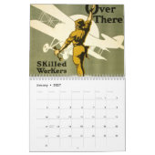 2014 Klassieke krijgsmacht die kalender terugkrijg (Jan 2027)