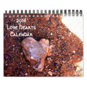 2014 Love Hearts Calendar - 3 Kalender (Hoes)