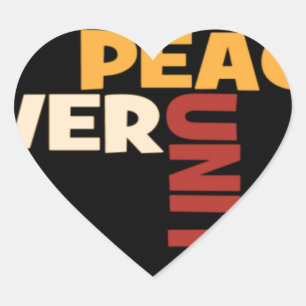 2014 Love Rocks Peace Art Print Hart Sticker