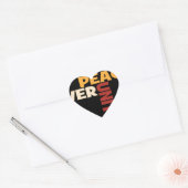2014 Love Rocks Peace Art Print Hart Sticker (Envelop)