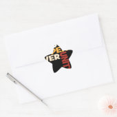 2014 Love Rocks Peace Art Print Ster Sticker (Envelop)