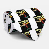 2014 Love Rocks Peace Art Print Stropdas (Opgerold)