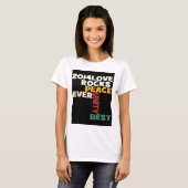 2014 Love Rocks Peace Art Print T-shirt (Voorkant volledig)