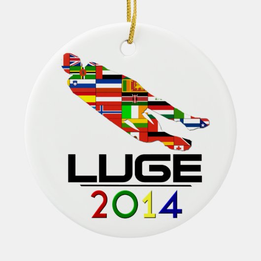 2014: Luge Keramisch Ornament (Voorkant)
