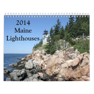 2014 Maine Lighthouse Calendar Kalender