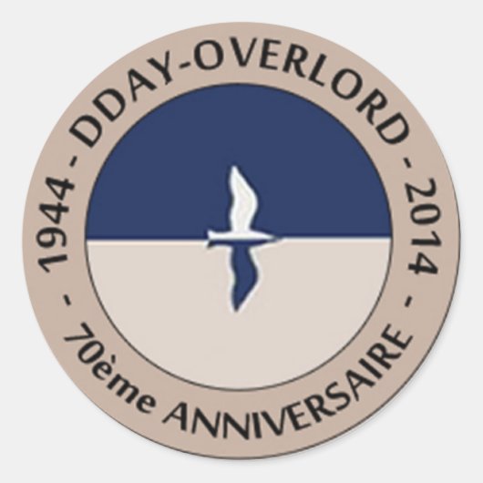 2014 Mededeling Ronde Sticker (Voorkant)