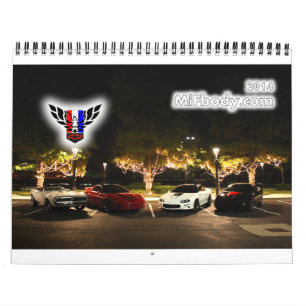 2014 Michigan FBody Calendar (12 maanden) Kalender