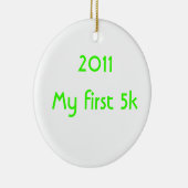 2014 Mijn eerste 5k Keramisch Ornament (Rechts)