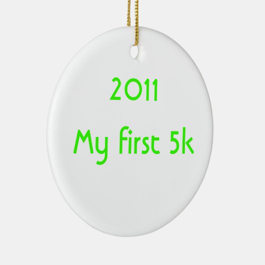 2014 Mijn eerste 5k Keramisch Ornament (Rechts)