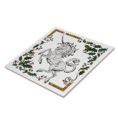 2014 MinkMode Collectie: Grote Holly Tile Tegeltje (Zijkant)