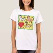 2014 MinkMode Spring Collectie: Hart tot hart T-shirt (Voorkant)