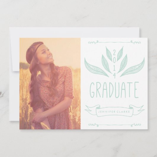2014 MINT GRADUATIE PARTIJ UITNODIGING (Voorkant)