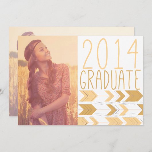 2014 MODERNE AFSTUDEERFEEST UITNODIGING (Voorkant / Achterkant)