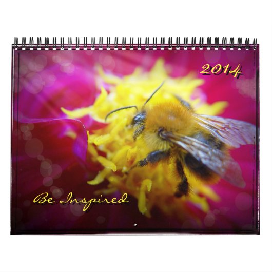 2014 - Mooie bij, laat je inspireren Kalender (Hoes)