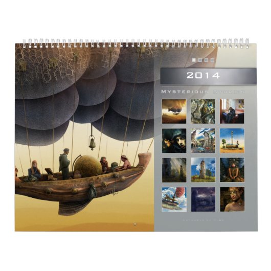 2014 Mysterious Stories (1) - Huge Wall Calendar Kalender (Hoes)