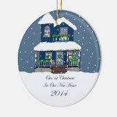 2014 Nieuw kerstfeest Victoriaans Keramisch Ornament (Links)
