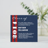 2014 of elk jaar rood wit blauw afstuderen V02 Aankondiging (Staand voorkant)