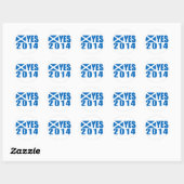 2014 Onafhankelijkheid JA Ronde Sticker (Vel)