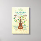 2014 Pagosa Folk 'N Bluegrass Poster Canvas Afdruk (Voorkant)