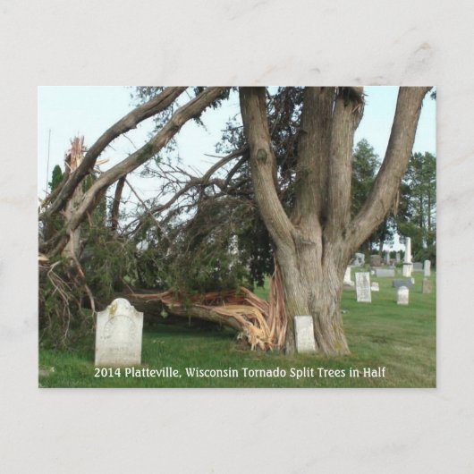 2014 Platteville, Tornado Memorabilia Briefkaart (Voorkant)
