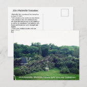 2014 Platteville, Tornado Memorabilia Briefkaart (Voorkant / Achterkant)