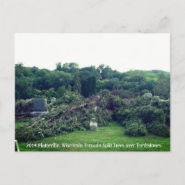 2014 Platteville, Tornado Memorabilia Briefkaart