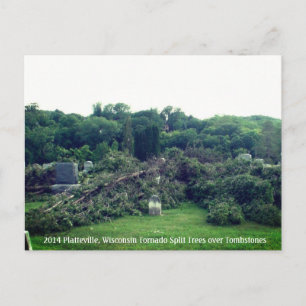 2014 Platteville, Tornado Memorabilia Briefkaart