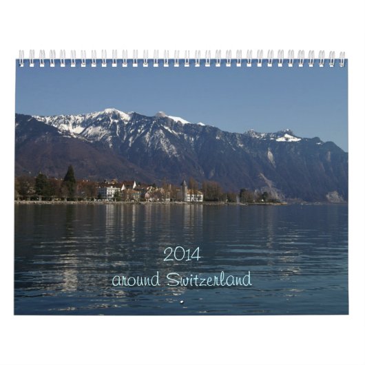 2014 rond Zwitserland Kalender (Hoes)