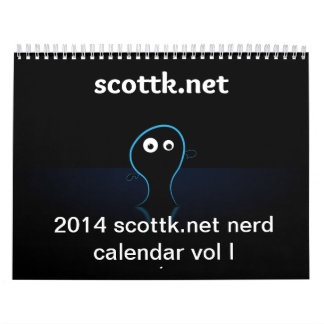 2014 scottk.net nerd comic kalender vol I