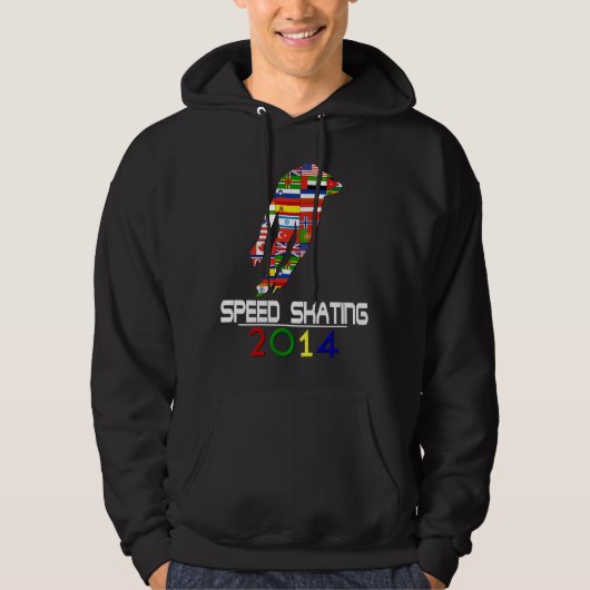 2014: Snelheid schaatsen Hoodie (Voorkant)