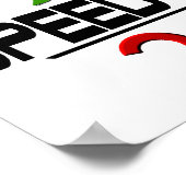 2014: Snelheid schaatsen Poster (Hoek)