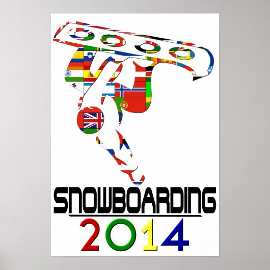 2014: Snowboarding Poster (Voorkant)
