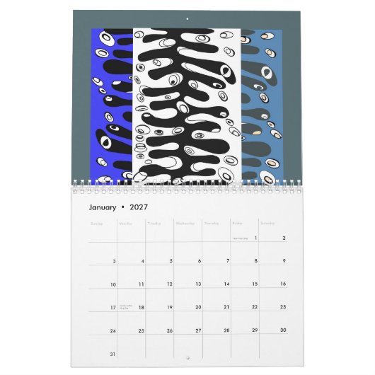 2014 tatoeëerkalender voor sieraden kalender (Jan 2027)