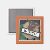 2014 Welkom op de Flock "Peace" Magnet (Voorkant / Achterkant)