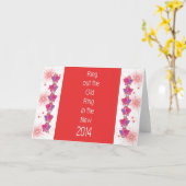 2014 Wenskaart in en uit Kaart (Gele Bloem)