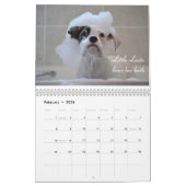 2014 White Boxer Calendar Kalender (Feb 2026)
