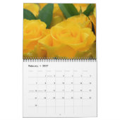 2014 Yellow Roses Calendar - EDIT YEAR naar wens Kalender (Feb 2027)