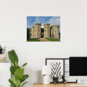 20152 Gatehouse and Closet Tower Raglan Castle cop Poster (Thuiskantoor)