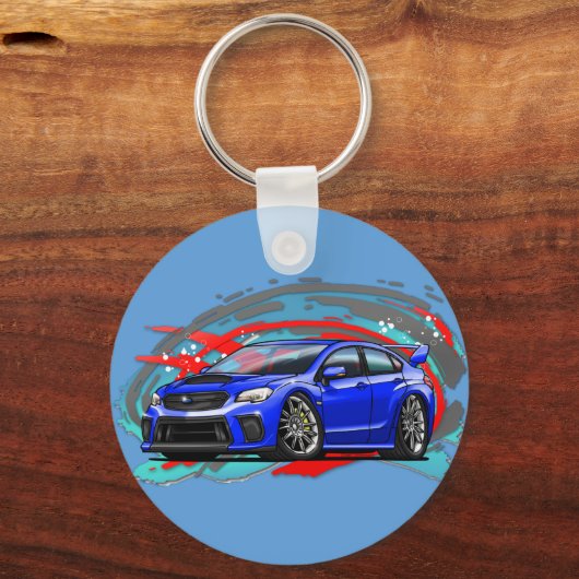 2015-2018_Blue_WRX Sleutelhanger (Voorkant)