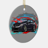 2015-2018 zwart WRX Keramisch Ornament (Rechts)