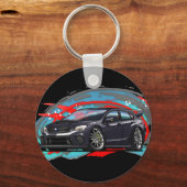 2015-2018 zwart WRX Sleutelhanger (Voorkant)