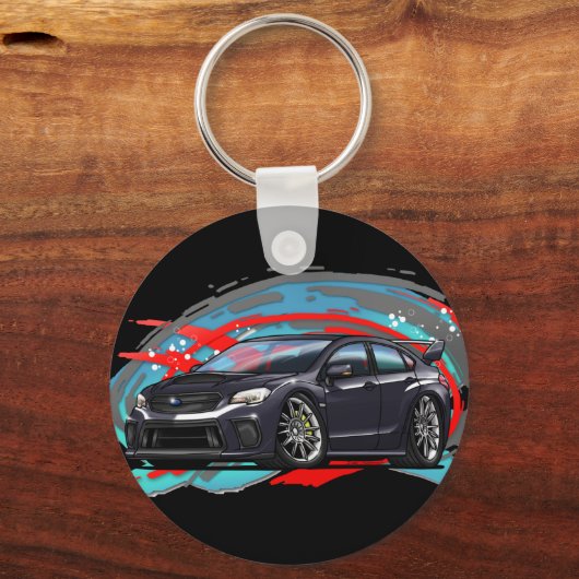 2015-2018 zwart WRX Sleutelhanger (Voorkant)