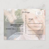 2015 Afstudeerder Meisjesfotograaf Uitnodiging Briefkaart (Achterkant)