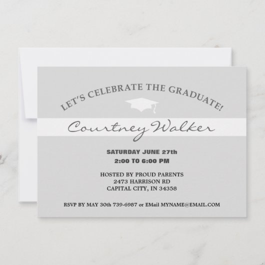 2015 Afstudeerfeest - Sassy Classy Banner Kaart (Achterkant)