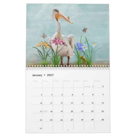 2015 Agenda van mooie dingen Kalender (Jan 2027)