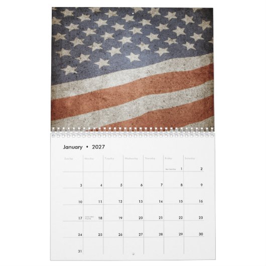 2015 American Pride Calendar Kalender (Jan 2027)